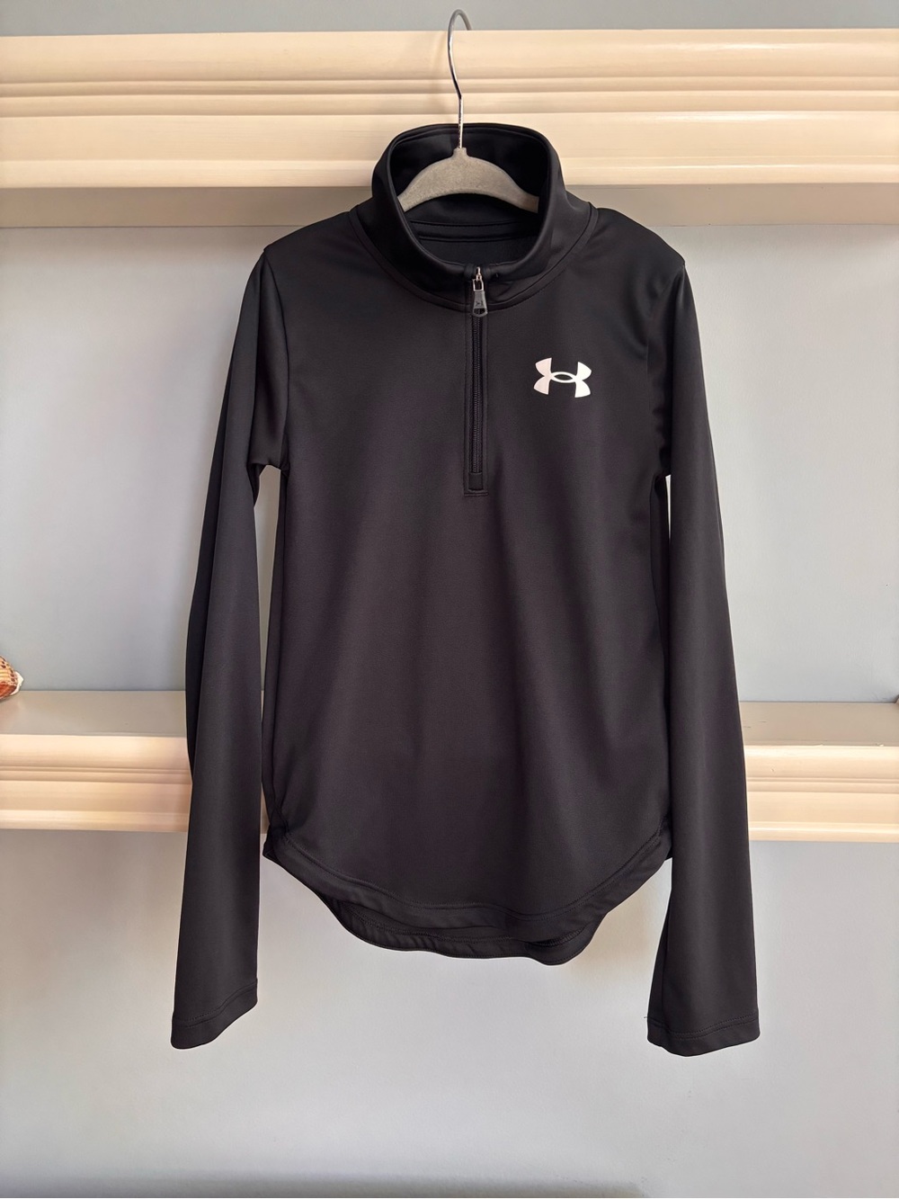 Under Armour Black Long Sleeve 1/4 Zip Pullover